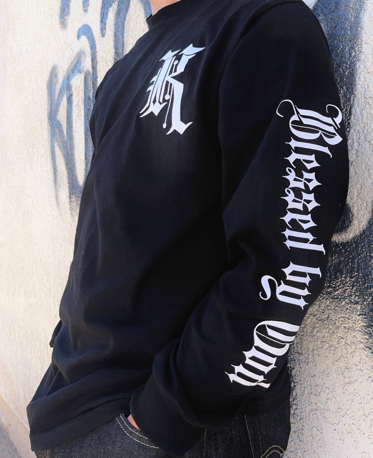 Blessed by God long sleeve