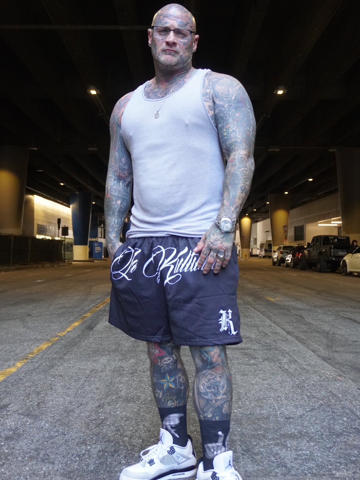 La Kultura mesh shorts